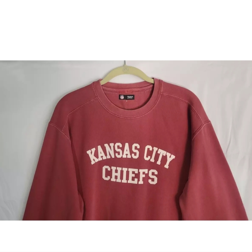 NFL Shop New Era Kansas City Chiefs Rust Pullover Sweatshirt Mens Medium - Picture 3 of 7